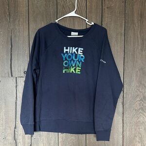 Columbia Women's Dark Blue Crewneck Sweatshirt